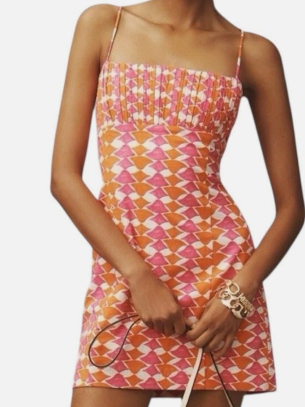 NWT Anthropologie Maeve The Ophelia Sleeveless Linen Slim Mini Dress Size 0